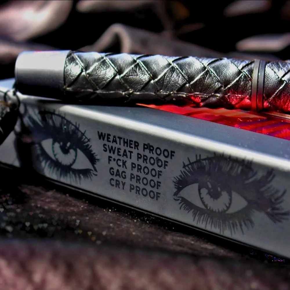 Jeffree Star | F**k Proof Mascara Black | NiB leather whip tube design kinky fun